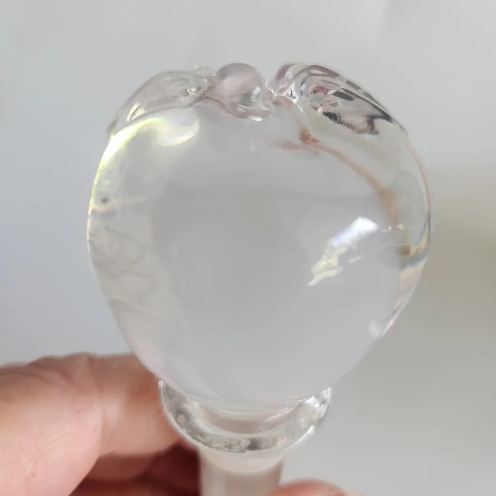 Mikasa Austrian Crystal Apple Bottle Wine Stopper New In Box